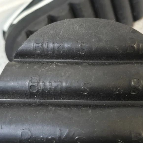 Vintage FLUEVOG Bunks Womens (9) 90s Black White Creeper Platform Rave Club - Picture 12 of 14